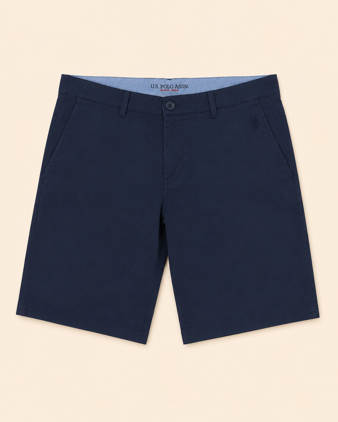 U.S. Polo Assn. Short Chino Navy — Taille 48