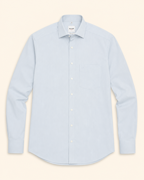 Chemise OLYMP bleu ciel uni — Business Regular Fit - Taille S