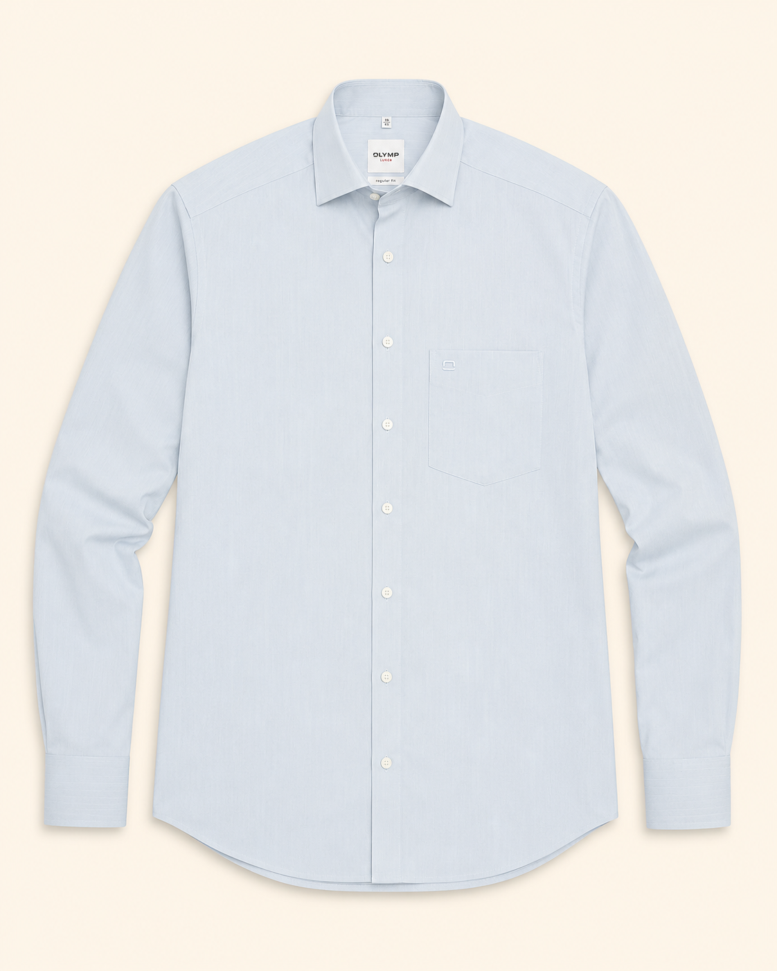 Chemise OLYMP bleu ciel uni — Business Regular Fit - Taille S