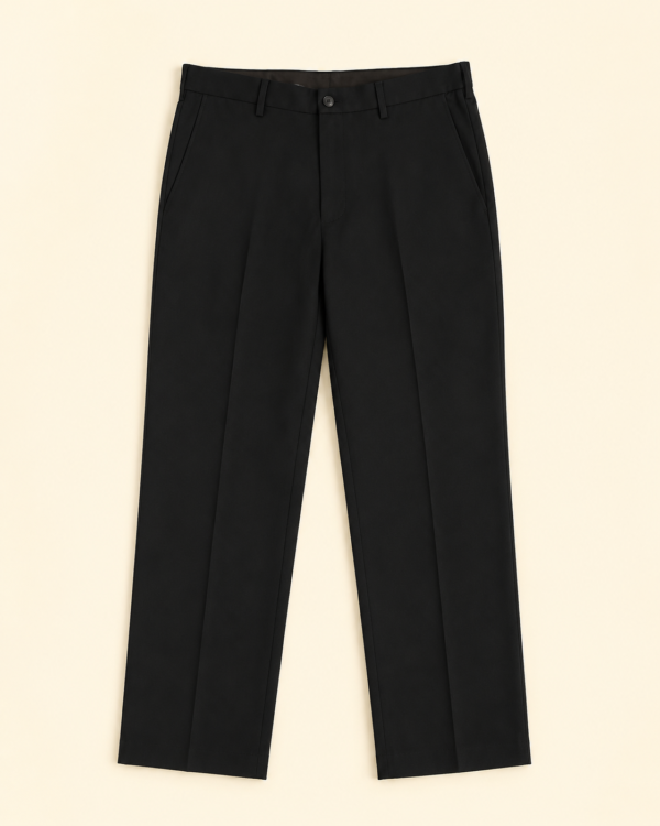 Pantalon habillé noir Straight Fit — Haggar Premium Dress Khaki - Taille 34