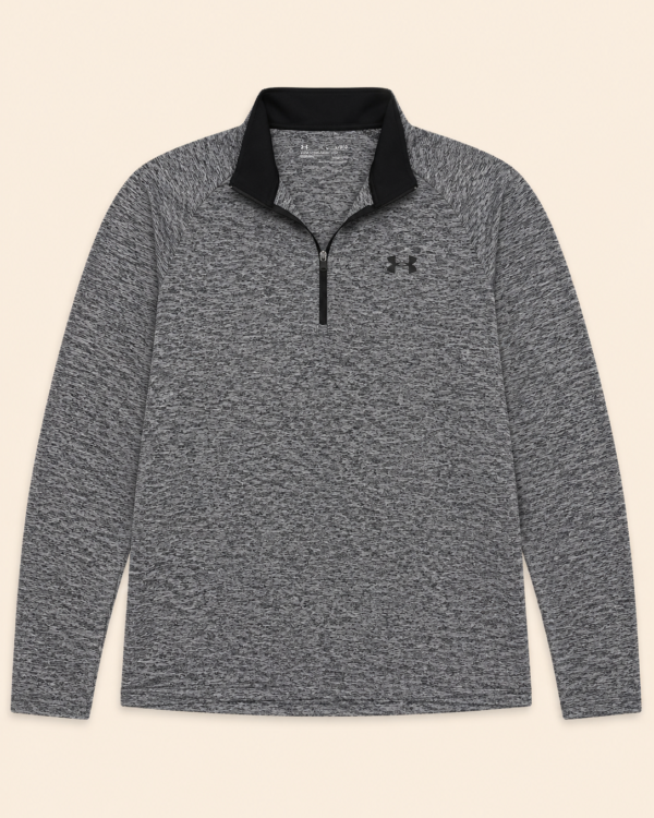 Under Armour Tech ½ Zip Gris Chiné — Taille XL