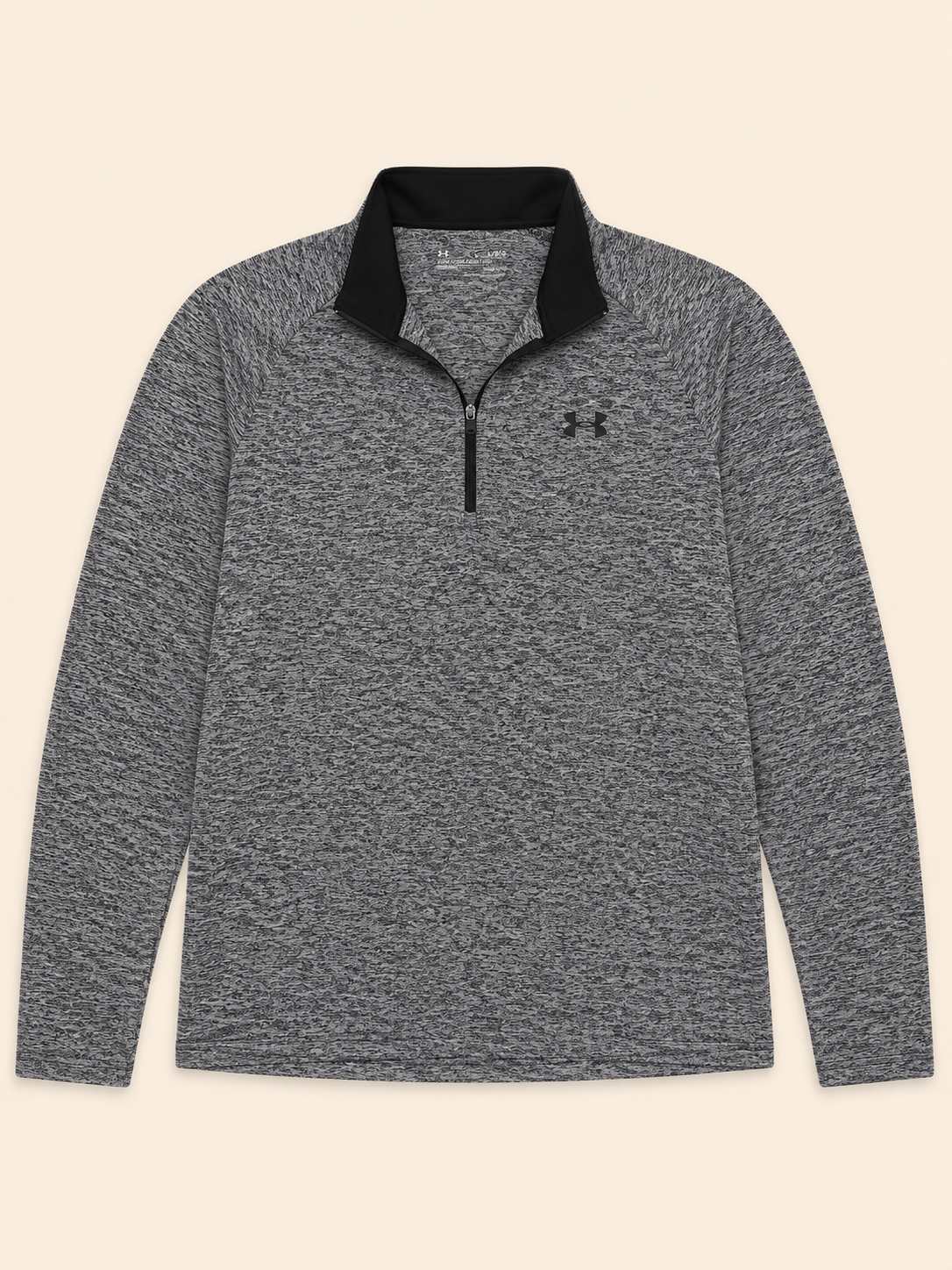 Under Armour Tech ½ Zip Gris Chiné — Taille XL
