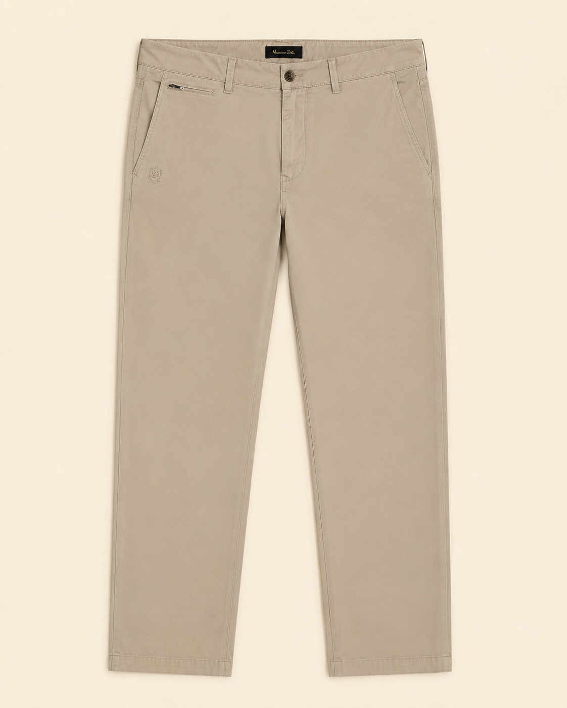 Pantalon Massimo Dutti Slim Fit beige sable — Taille 28