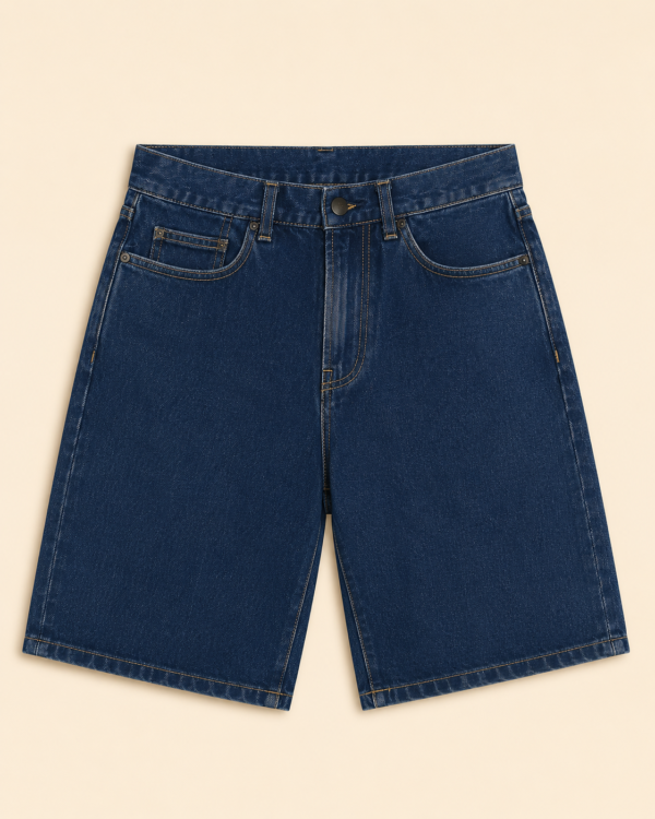Short Carhartt WIP Pontiac en denim bleu foncé — Taille 28