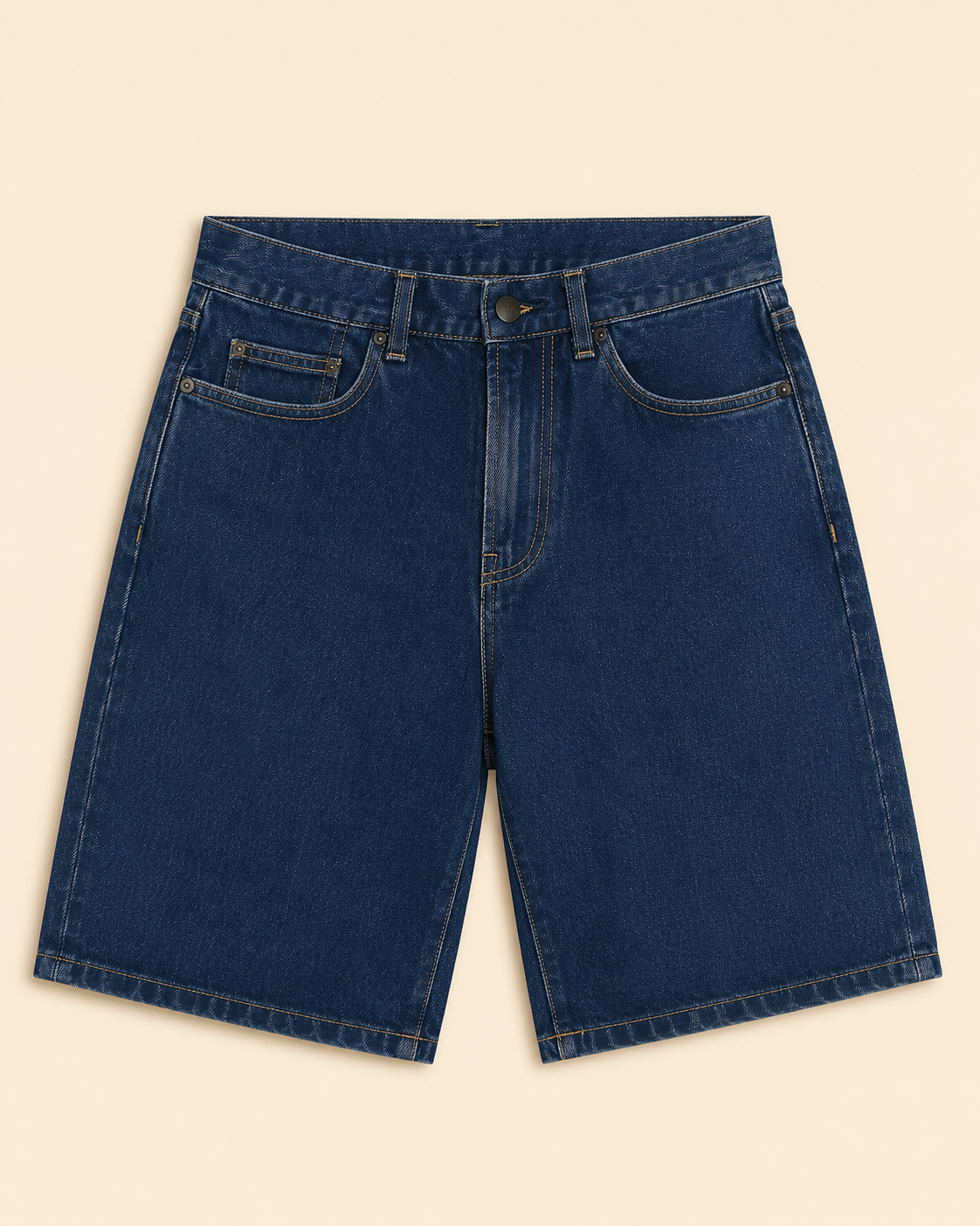 Short Carhartt WIP Pontiac en denim bleu foncé — Taille 28