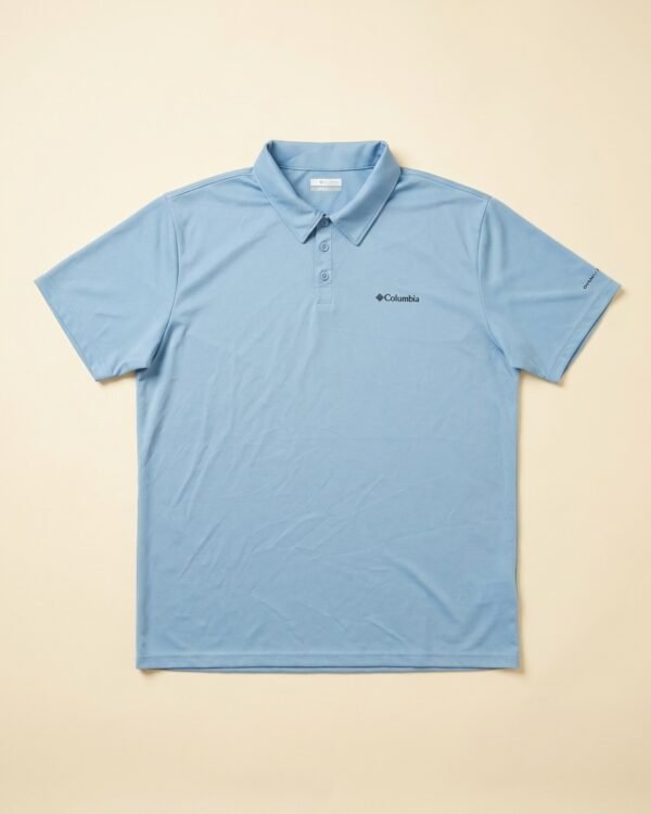 Polo Columbia Sportswear bleu ciel Performance — XL